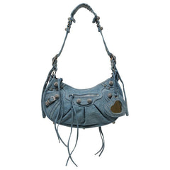 Balenciaga Le Cagole Small Shoulder Bag Blue