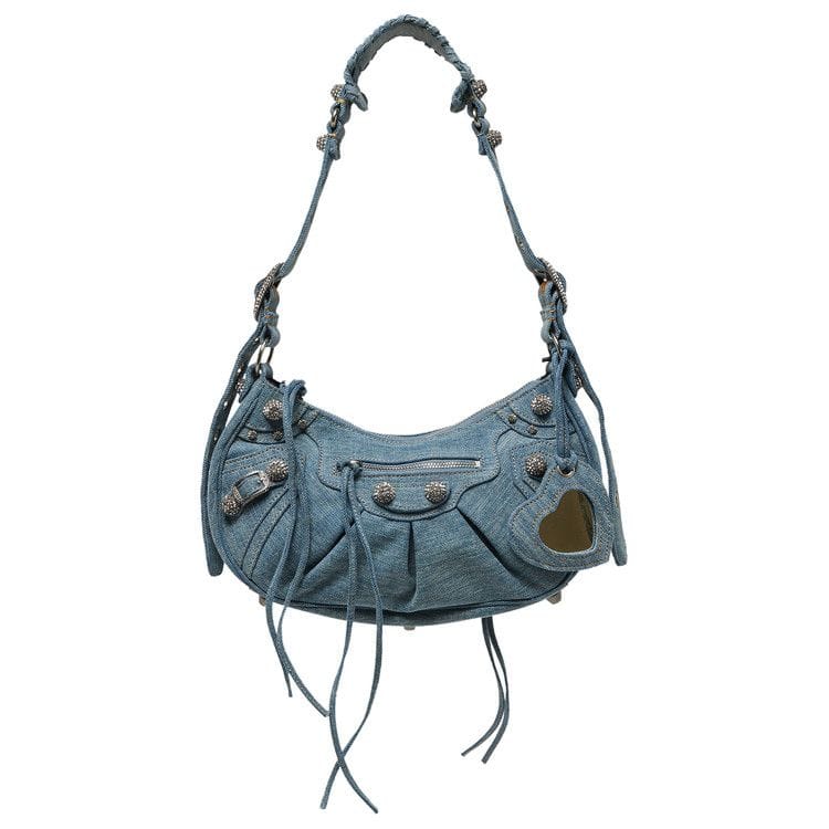 Balenciaga Le Cagole Small Shoulder Bag Blue