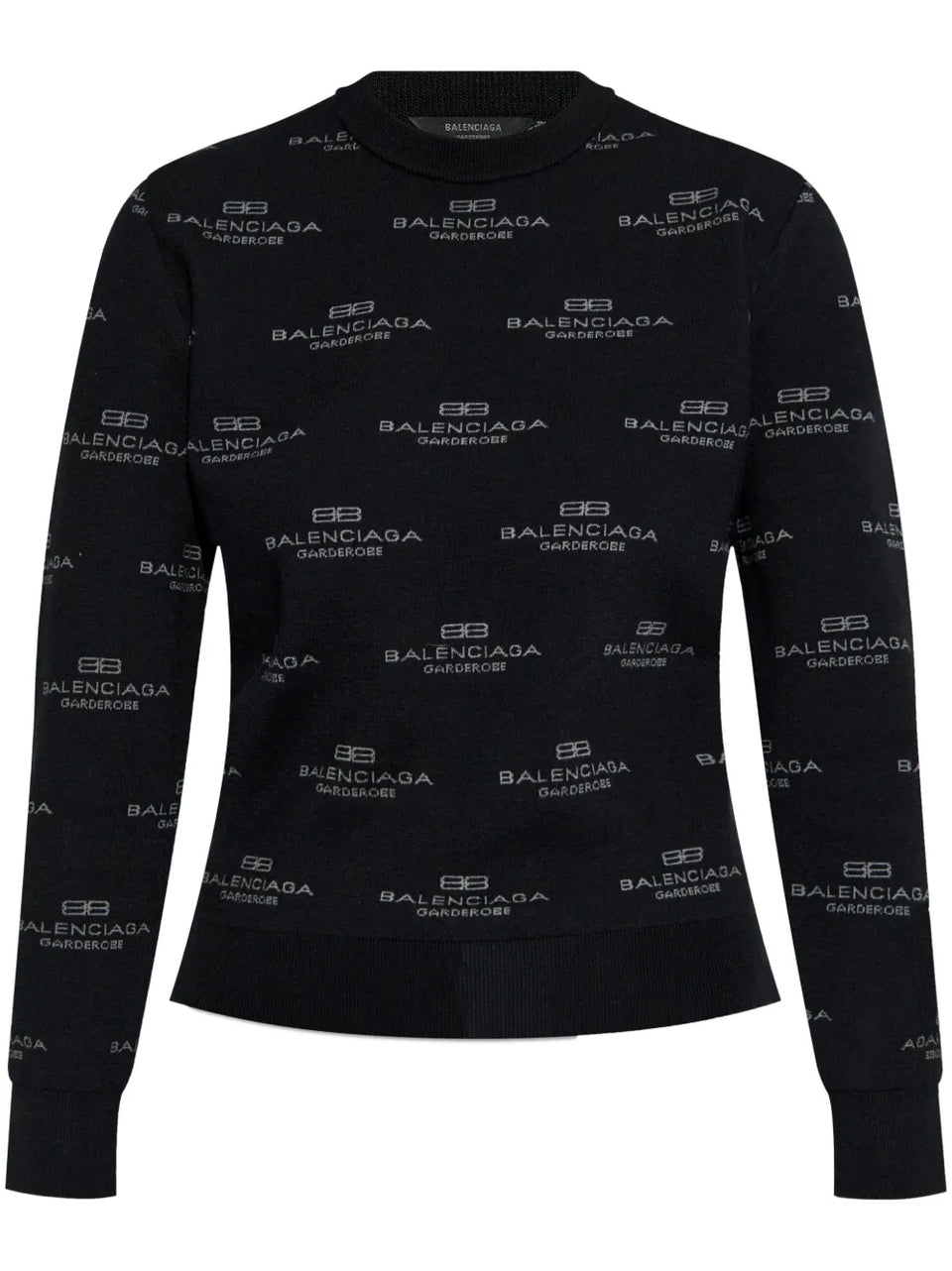 all-over logo-print jumper