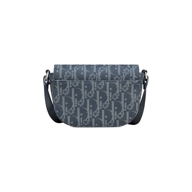 Dior x Denim Tears Saddle Pouch With Strap Blue