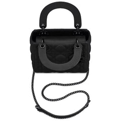 Dior Mini Lady Dior Bag Black Ultramatte