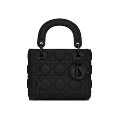 Dior Mini Lady Dior Bag Black Ultramatte