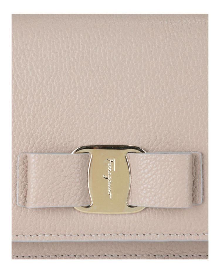 Ferragamo Vara Bow Crossbody Bag Pink