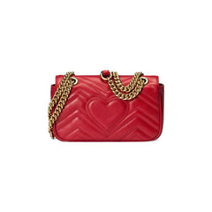 Gucci GG Marmont Matelassé Mini Bag Red