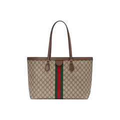 Gucci Ophidia GG Medium Tote Beige/Ebony