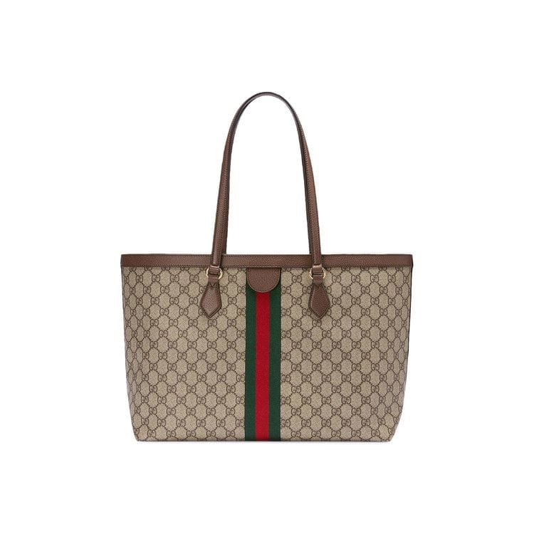 Gucci Ophidia GG Medium Tote Beige/Ebony