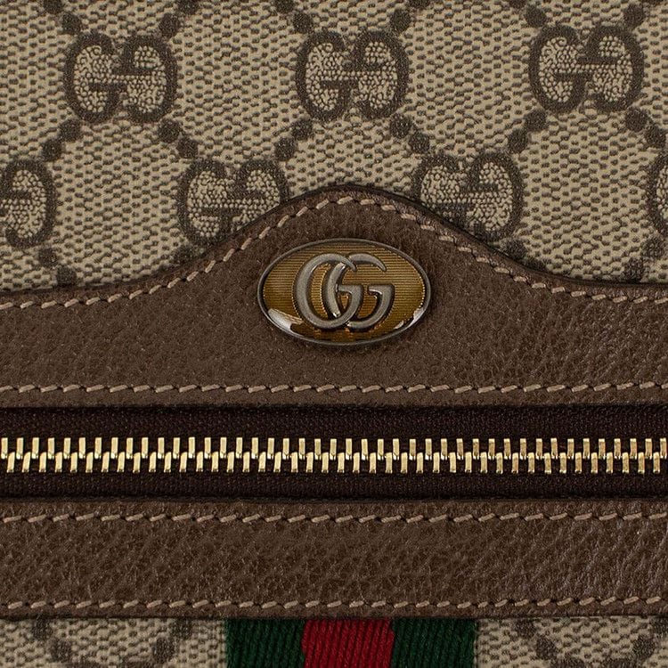 Gucci Ophidia GG Supreme Pouch Bag Beige