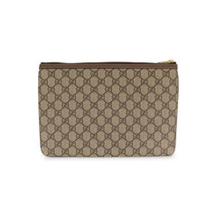 Gucci Ophidia GG Supreme Pouch Bag Beige