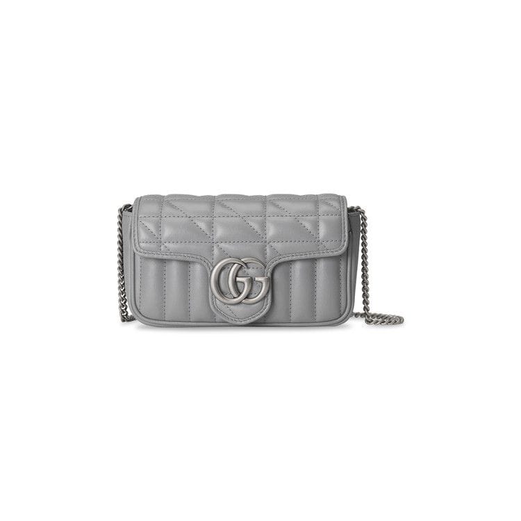 Gucci GG Marmont Super Mini Bag Deep Grey
