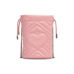 Gucci GG Marmont Mini Bucket Bag Wild Rose
