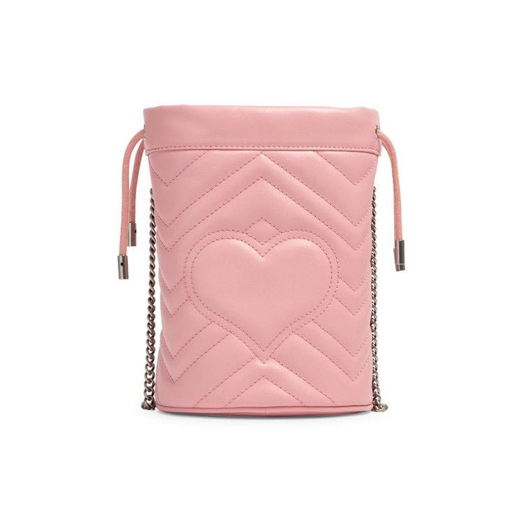 Gucci GG Marmont Mini Bucket Bag Wild Rose