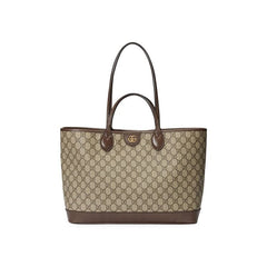 Gucci Ophidia Medium Tote Bag Beige/Ebony