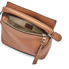 LOEWE Mini Puzzle Bag in Classic Calfskin Tan