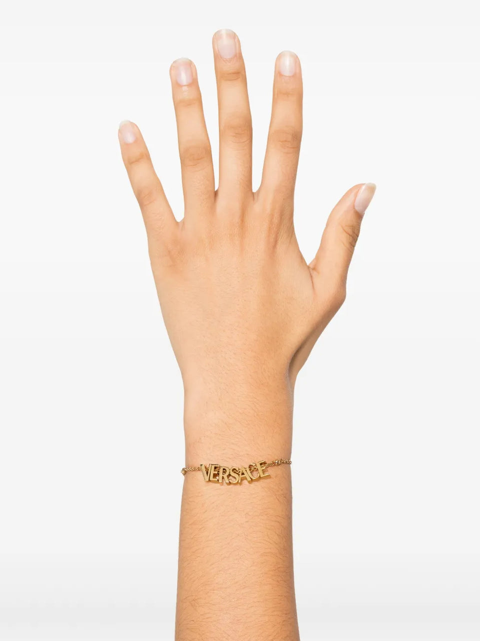 logo-lettering bracelet