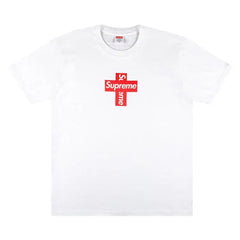 Supreme Cross Logo White T-Shirt
