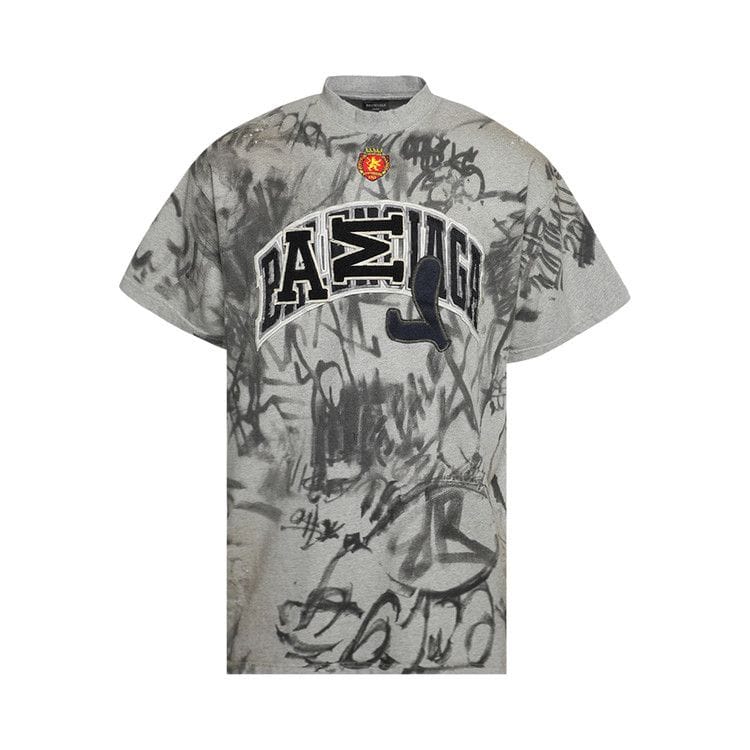 Balenciaga Oversized T-Shirt Heather Grey