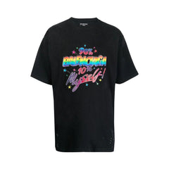 Balenciaga Large Fit T-Shirt Washed Black