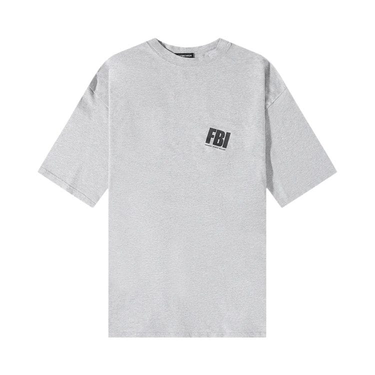 Balenciaga Worn Out T-Shirt Heather Grey/Black