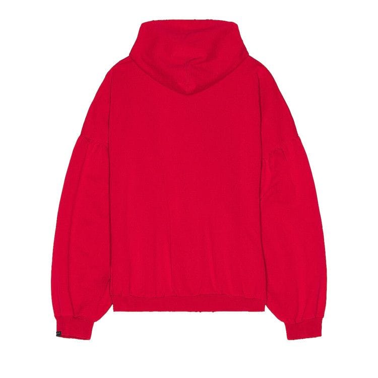 Balenciaga Round Hoodie Faded Red