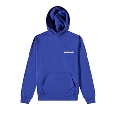 Balenciaga Reverse Back Logo Hoodie Indigo/Dirty White