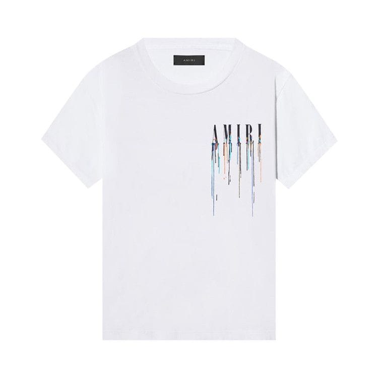 Amiri Paint Drip Core Logo T-Shirt White