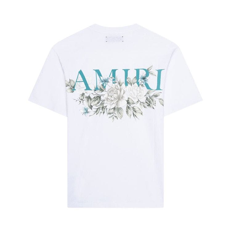 Amiri Floral Logo T-Shirt White
