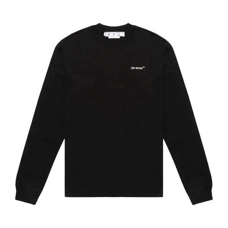 Off-White Caravaggio Arrow Skate Long-Sleeve T-Shirt Black/White