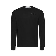 Off-White Caravag Paint Skate Long-Sleeve T-Shirt Black
