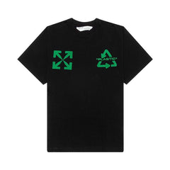 Off-White Universal Key Shorts-Sleeve Over T-Shirt Black/Mint