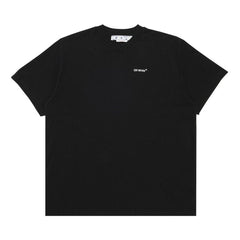 Off-White Caravaggio Deposition Over Shorts-Sleeve T-Shirt Black/White