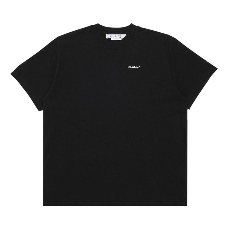 Off-White Caravaggio Deposition Over Shorts-Sleeve T-Shirt Black/White