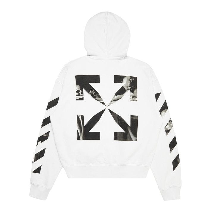 Off-White Carav Arrow Over Hoodie White/Black