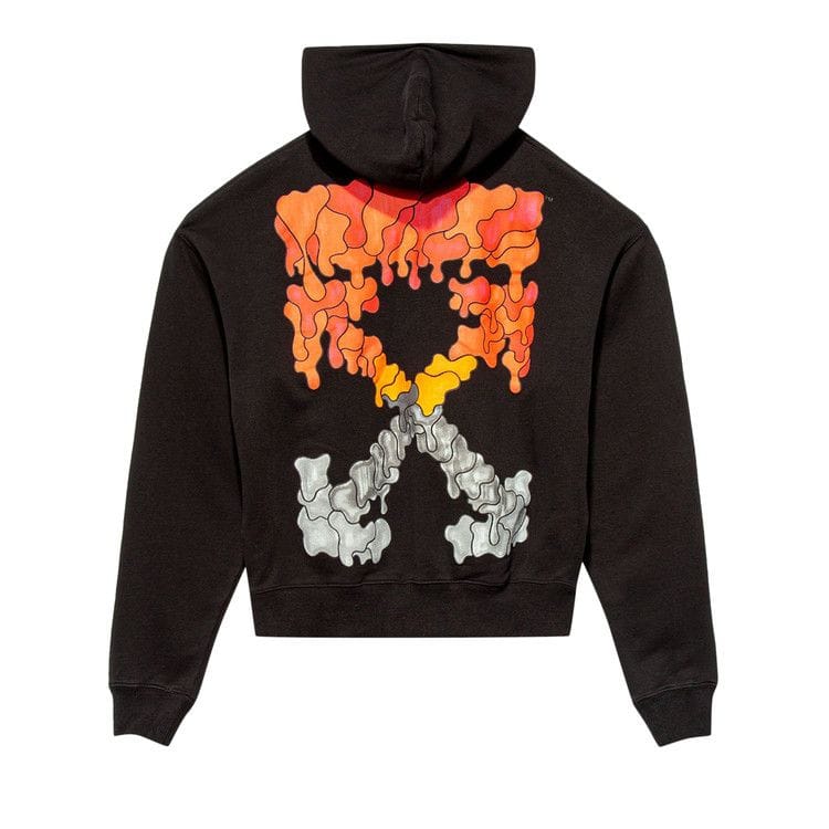 Off-White Marker Over Hoodie Black/Red
