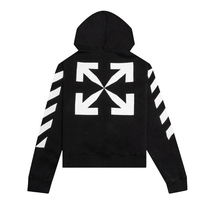 Off-White Diag Arrow Slim Hoodie Black/White