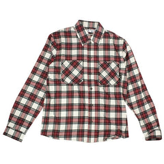 Off-White Check Arrow Flannel Shirt Red
