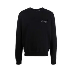 Off-White Logo Slim Crewneck Black/White