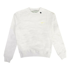 Off-White Acrylic Arrows Sweatshirt White