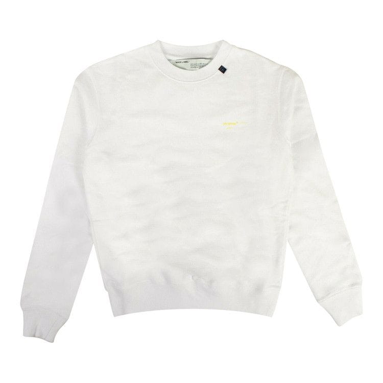 Off-White Acrylic Arrows Sweatshirt White