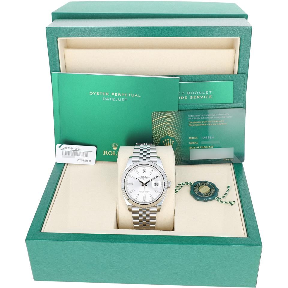 Rolex | Datejust | 126334 | Steel | 41 x 49 mm | Steel | Silver | Automatic