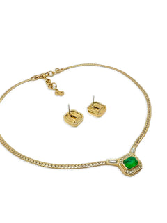 1980s stone-embellished jewellery set