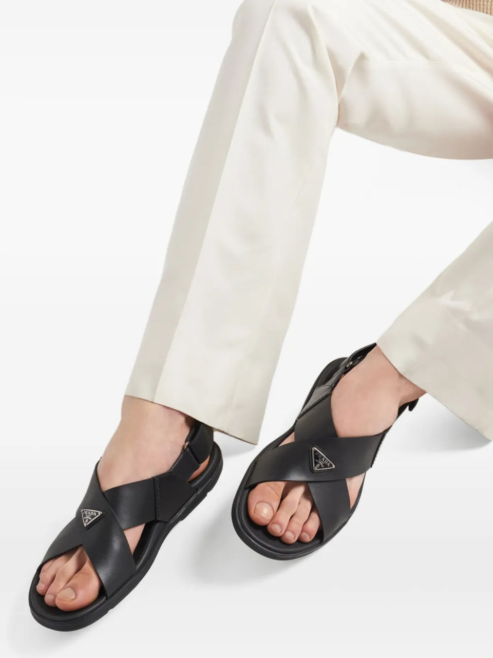 cross-strap sandals