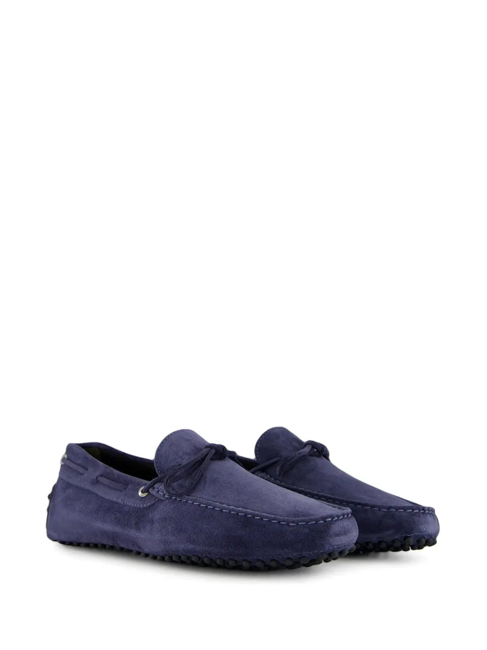Suede leather loafers