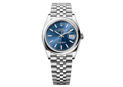 Rolex | Datejust | M126200-0005 | Steel | 36 mm | Steel | Blue | Automatic