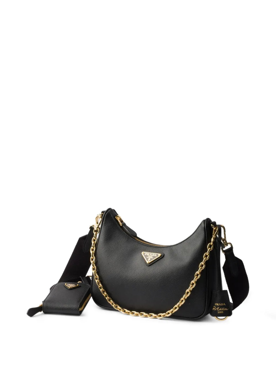 Re-Edition 2005 Saffiano leather shoulder bag