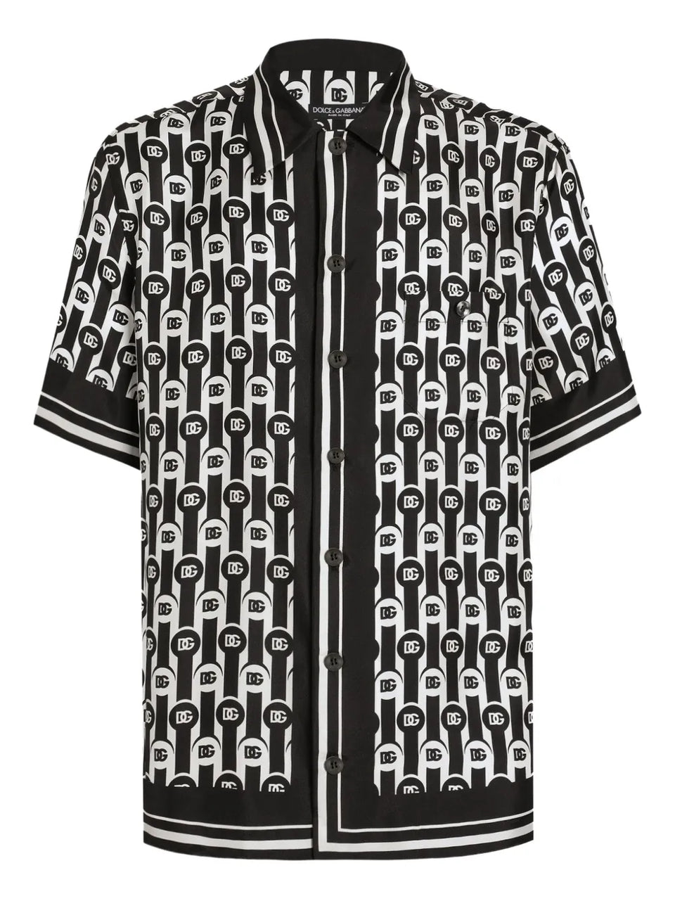 logo-print shortsleeved shirt