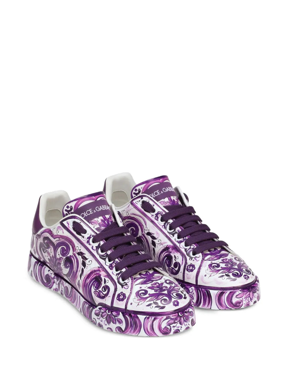 Maiolica-print sneakers