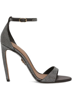 105mm rhinestone-embellished ankle-strap sandals