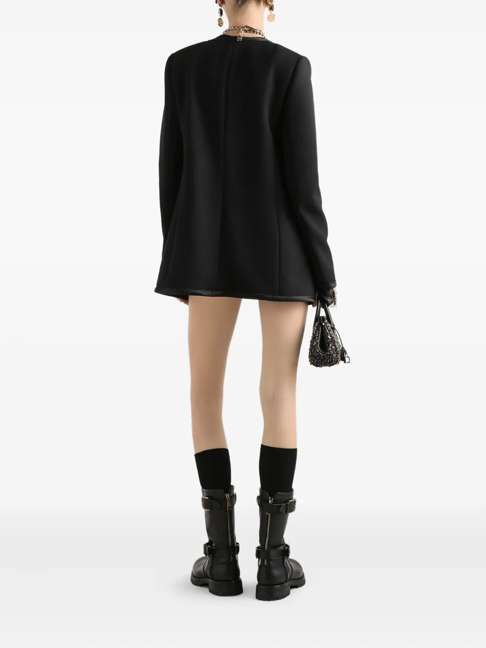 high-waisted mini shorts
