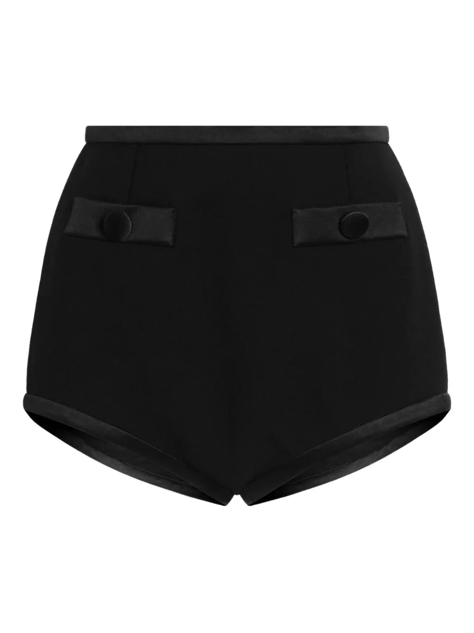 high-waisted mini shorts