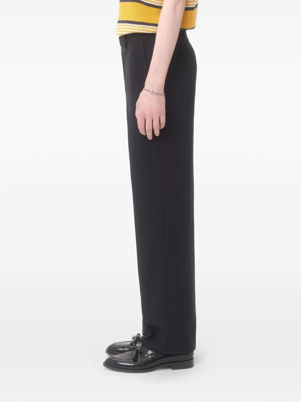 wool gabardine trousers